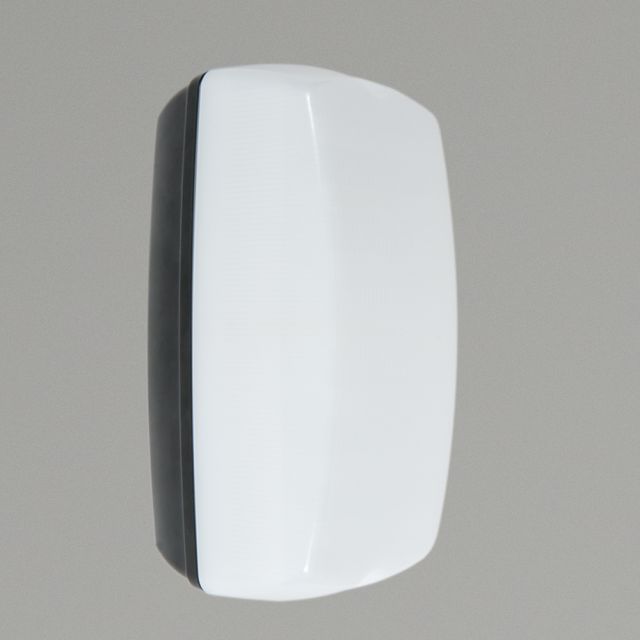Monda 10w 4000K LED Bulkhead Blk with Opal Diffuser
