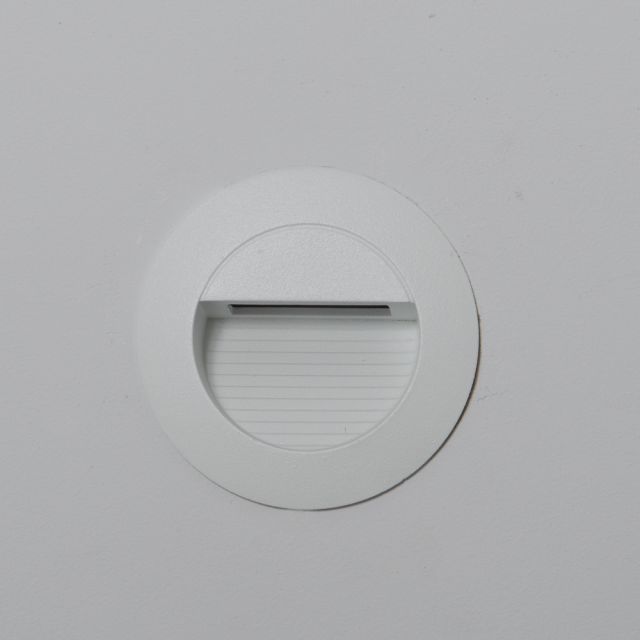 Mini Carpio Cool White LED Round Recessed Wall Light