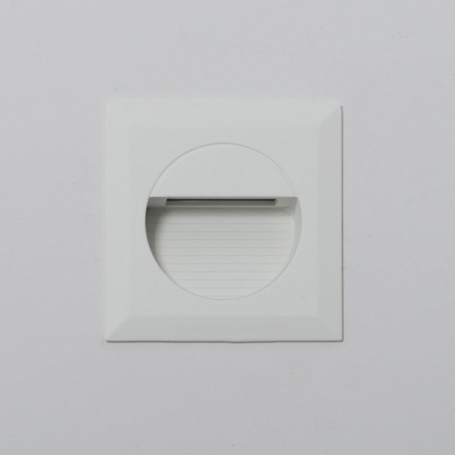 Mini Carpio Warm White LED Square Recessed Wall Light