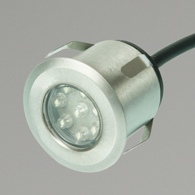Montoro 0.8w 6000K LED 240V Round Recessed decking light