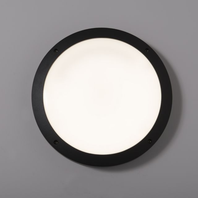 Reggio II 18w 4000K LED IP65 Plain Bulkhead Microwave senso