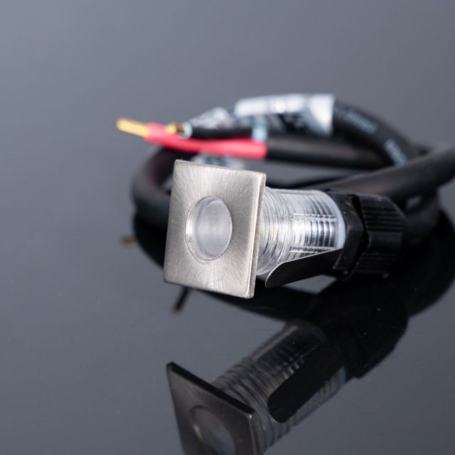 Mini Cabello W/White LED Wall/Ground Square Recessed