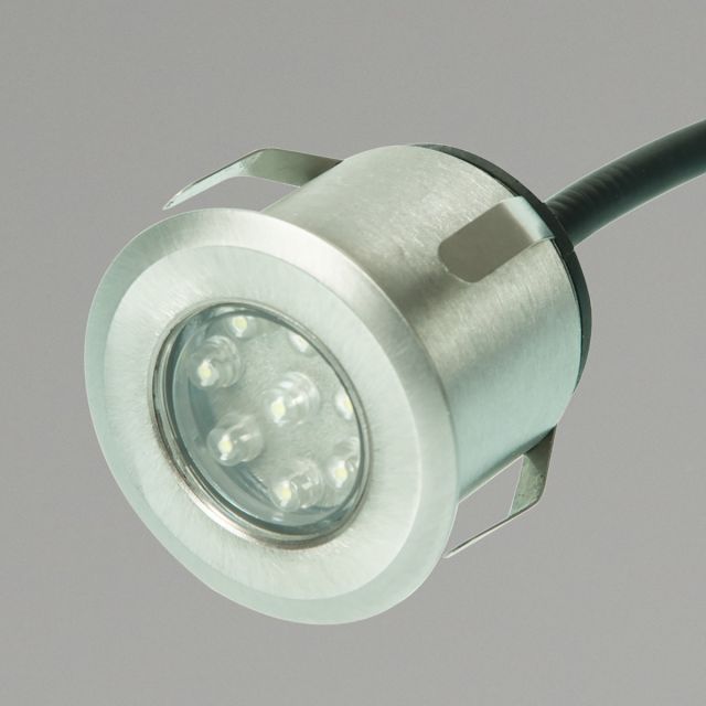Montoro 0.8w 3000K LED 240V Round Recessed decking light